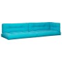 Pallet seat cushions 5 pieces turquoise fabric by , Cushions for chairs and sofas - Ref: Foro24-3217143, Price: 173,24 €, Dis...