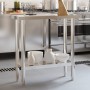 Stainless steel kitchen work table 82.5x30x85 cm by , Restoration - Ref: Foro24-376451, Price: 132,95 €, Discount: %