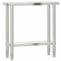 Stainless steel kitchen work table 82.5x30x85 cm by , Restoration - Ref: Foro24-376451, Price: 132,95 €, Discount: %