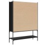 Estantería de madera de ingeniería negra 102x30x141,5 cm de , Librerías y estanterías - Ref: Foro24-3214329, Precio: 106,86 €...