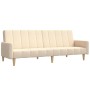 2-seater sofa bed in cream fabric by , Sofas - Ref: Foro24-375761, Price: 254,91 €, Discount: %