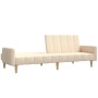 2-seater sofa bed in cream fabric by , Sofas - Ref: Foro24-375761, Price: 254,91 €, Discount: %