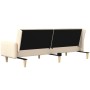 2-seater sofa bed in cream fabric by , Sofas - Ref: Foro24-375761, Price: 254,91 €, Discount: %