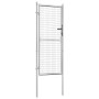 Puerta de jardín acero galvanizado plateado 105x250 cm de vidaXL, Puertas de jardín - Ref: Foro24-144760, Precio: 277,34 €, D...