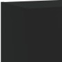 Wall TV cabinets with LED 5 pcs black engineered wood by , TV Furniture - Ref: Foro24-3216744, Price: 218,57 €, Discount: %