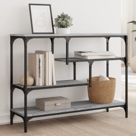 Sonoma gray engineered wood console table 100x30x75 cm by , Side tables - Ref: Foro24-838916, Price: 73,91 €, Discount: %