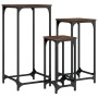 Stackable side tables 3 units oak brown engineered wood by , Side tables - Ref: Foro24-838942, Price: 47,61 €, Discount: %