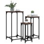 Stackable side tables 3 units oak brown engineered wood by , Side tables - Ref: Foro24-838942, Price: 47,61 €, Discount: %