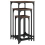 Stackable side tables 3 units oak brown engineered wood by , Side tables - Ref: Foro24-838942, Price: 47,61 €, Discount: %