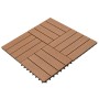 WPC Porch Tiles 30x30 cm 2 m² Brown 22 units by , Floors and carpets - Ref: Foro24-277796, Price: 109,14 €, Discount: %