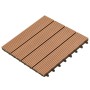 WPC Porch Tiles 30x30 cm 2 m² Brown 22 units by , Floors and carpets - Ref: Foro24-277796, Price: 109,14 €, Discount: %