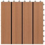 WPC Porch Tiles 30x30 cm 2 m² Brown 22 units by , Floors and carpets - Ref: Foro24-277796, Price: 109,14 €, Discount: %