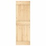 Sliding door with solid pine wood hardware 70x210 cm by , Doors - Ref: Foro24-3203139, Price: 177,19 €, Discount: %