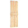 Sliding door with solid pine wood hardware 70x210 cm by , Doors - Ref: Foro24-3203215, Price: 155,59 €, Discount: %