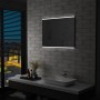 Espejo de pared de baño con LED y sensor táctil 80x60 cm de vidaXL, Espejos - Ref: Foro24-144733, Precio: 75,26 €, Descuento: %