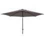 Madison Mykanos gray taupe 250 cm parasol by , Umbrellas - Ref: Foro24-447164, Price: 124,87 €, Discount: %