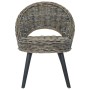 Butaca de ratán kubu negro de , Sillones - Ref: Foro24-285231, Precio: 201,69 €, Descuento: %