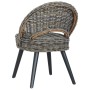 Butaca de ratán kubu negro de , Sillones - Ref: Foro24-285231, Precio: 201,69 €, Descuento: %