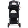 TRIXIE Klappkinderwagen für Hunde und Katzen schwarz 28958 von , Kinderwagen für Haustiere - Ref: Foro24-422869, Preis: 122,9...