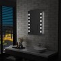 Espejo de pared de baño con LED 60x80 cm de vidaXL, Espejos - Ref: Foro24-144700, Precio: 69,36 €, Descuento: %