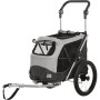 TRIXIE Grau Hundefahrradanhänger L von , Kinderwagen für Haustiere - Ref: Foro24-441837, Preis: 299,52 €, Rabatt: %