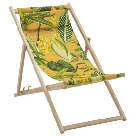 Madison Silla de playa La Grave madera amarillo 55x90x87 cm de , Mobiliario de camping - Ref: Foro24-447179, Precio: 64,99 €,...