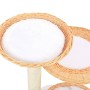 Cat scratcher with natural willow wood and sisal post by vidaXL, Cat furniture - Ref: Foro24-170724, Price: 80,44 €, Discount: %