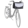 TRIXIE Cesta delantera de bici para mascotas negro y gris 41x26x26 cm de , Transportines y cajas para mascotas - Ref: Foro24-...