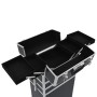 Black aluminum makeup trolley case by vidaXL, toiletry bags - Ref: Foro24-91815, Price: 119,79 €, Discount: %