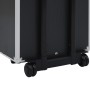 Black aluminum makeup trolley case by vidaXL, toiletry bags - Ref: Foro24-91815, Price: 119,79 €, Discount: %