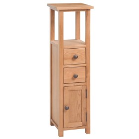 Solid oak wood corner furniture 26x26x94 cm by , Lockers and storage cabinets - Ref: Foro24-243931, Price: 125,55 €, Discount: %