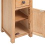 Solid oak wood corner furniture 26x26x94 cm by , Lockers and storage cabinets - Ref: Foro24-243931, Price: 124,99 €, Discount: %