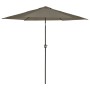 Madison Round Grey 300 cm Parasol Tenerife by , Umbrellas - Ref: Foro24-429013, Price: 88,99 €, Discount: %