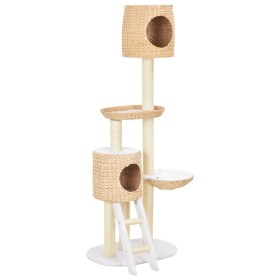 Rascador para gatos de hierba marina con poste de sisal de vidaXL, Mobiliario para gatos - Ref: Foro24-170736, Precio: 125,60...