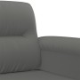 Dark gray 2-seater microfiber fabric sofa, 140 cm by , Sofas - Ref: Foro24-359563, Price: 259,96 €, Discount: %