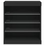 Aparador con luces LED negro 60,5x37x67 cm de , Aparadores - Ref: Foro24-836694, Precio: 65,99 €, Descuento: %