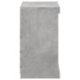 Sideboard with LED lights concrete gray 60.5x37x67 cm by , Sideboards - Ref: Foro24-836696, Price: 61,03 €, Discount: %