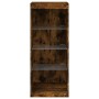 Sideboard with smoked oak LED lights 41x37x100 cm by , Sideboards - Ref: Foro24-836732, Price: 59,99 €, Discount: %