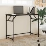 Engineered wood and black steel desk 100x45x76 cm by , Desks - Ref: Foro24-842266, Price: 48,06 €, Discount: %