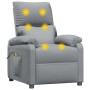 Light gray fabric massage chair by , Electric massage chairs - Ref: Foro24-348469, Price: 197,64 €, Discount: %