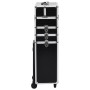 Maletín trolley maquillaje aluminio negro estampado cocodrilo de vidaXL, Neceseres - Ref: Foro24-91817, Precio: 114,68 €, Des...