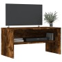 TV stand made of smoked oak engineered wood, 80x40x40 cm by , TV Furniture - Ref: Foro24-815234, Price: 46,91 €, Discount: %