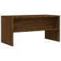 Engineered wood TV stand in brown oak, 80x40x40 cm. by , TV Furniture - Ref: Foro24-815236, Price: 44,04 €, Discount: %