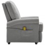 Light gray fabric massage chair by , Electric massage chairs - Ref: Foro24-322448, Price: 211,99 €, Discount: %