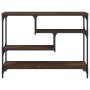 Mesa consola madera de ingeniería marrón roble 100x30x75 cm de , Mesas auxiliares - Ref: Foro24-838917, Precio: 59,87 €, Desc...