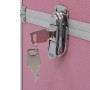 Make-up-Koffer 37x24x35 cm rosa Aluminium von vidaXL, Kulturbeutel - Ref: Foro24-91838, Preis: 51,44 €, Rabatt: %