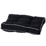 Madison gepolstertes Panama-Sitzkissen 47x47 cm Schwarz von , Kissen für Stühle und Sofas - Ref: Foro24-419551, Preis: 24,02 ...