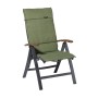 Madison Basic chair cushion green fiber 125x50 cm by , Cushions for chairs and sofas - Ref: Foro24-447128, Price: 34,99 €, Di...