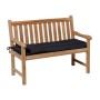 Madison Basic bench cushion black 150x48 cm by , Cushions for chairs and sofas - Ref: Foro24-447123, Price: 52,99 €, Discount: %