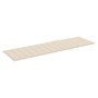 Tumbona con cojín crema madera de pino impregnada de , Tumbonas - Ref: Foro24-3065911, Precio: 154,13 €, Descuento: %